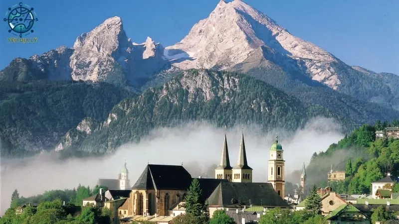 Dãy núi Alps ở phía Nam nước Đức 