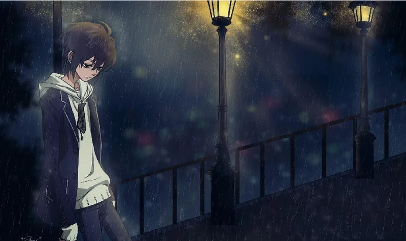 Xem ngay ảnh anime nam buồn thể hiện tâm trạng cô đơn và sâu lắng