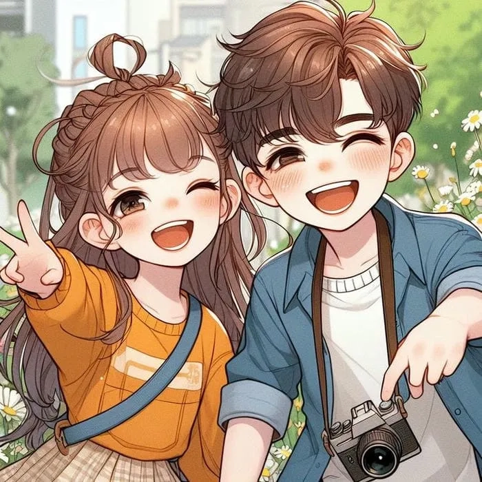 Bộ sưu tập ảnh cặp đôi anime chibi cute hot nhất