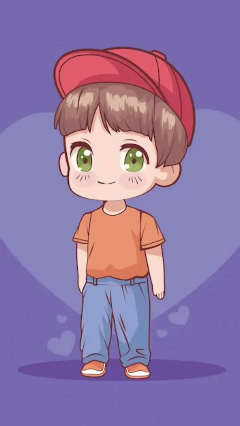 Tải ngay ảnh anime cute chibi nam cực dễ thương