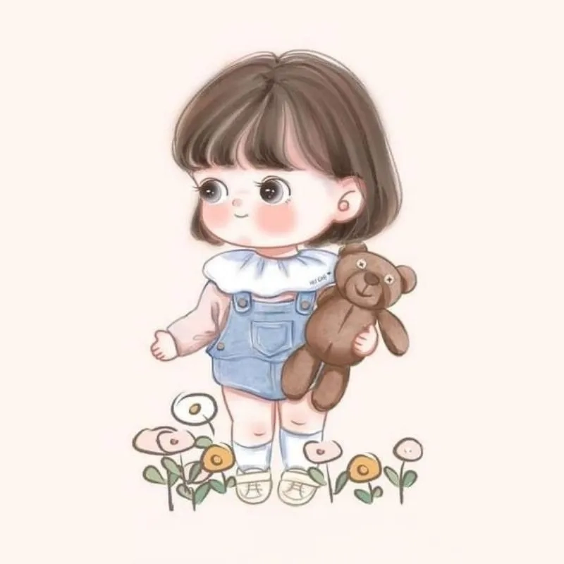 Ảnh đại diện Zalo đẹp cho nữ cute với phong cách đáng yêu