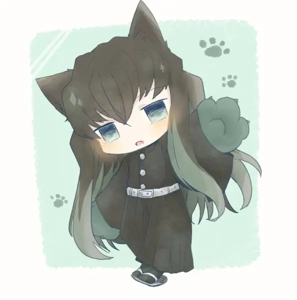 Muichiro chibi dễ thương đáng yêu quá