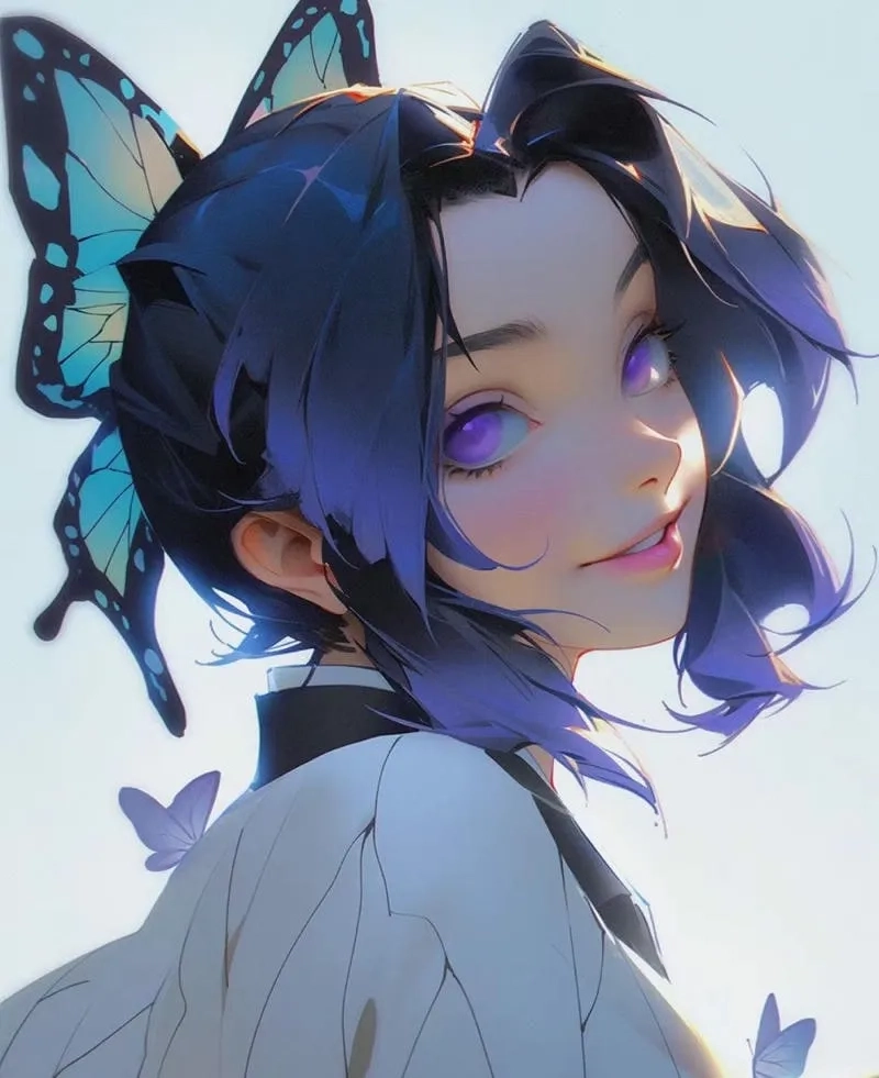 Ảnh Shinobu fanart với những nét vẽ độc đáo