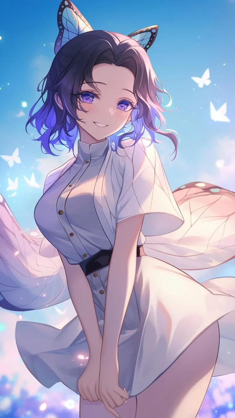 Hình ảnh Shinobu cute dành cho fan yêu thích sự dễ thương