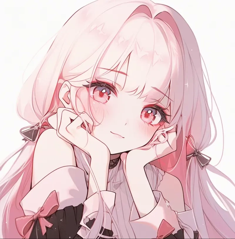 Hình ảnh công chúa anime dễ thương với tạo hình lộng lẫy