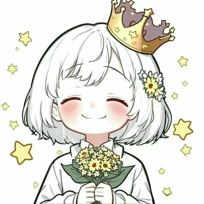 Hình anime nữ chibi đáng yêu phù hợp làm hình nền điện thoại