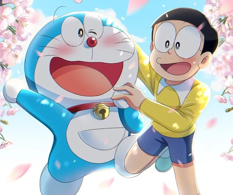 Doraemon và Nobita gặp nhau cặp đôi huyền thoại của tuổi thơ