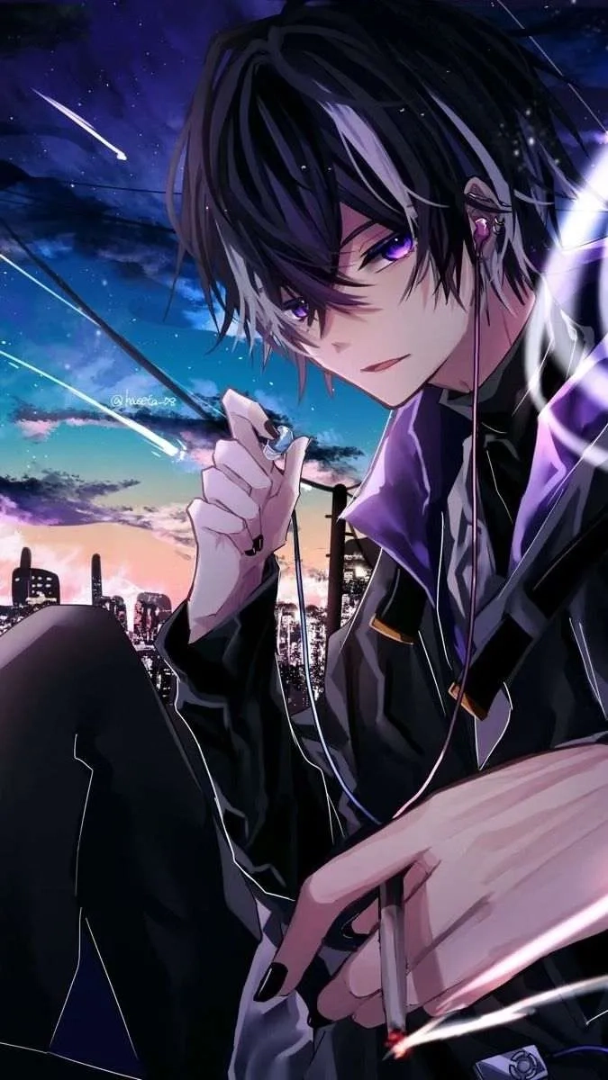 Ảnh anime nam ngầu 4K sắc nét với độ phân giải cao đầy ấn tượng