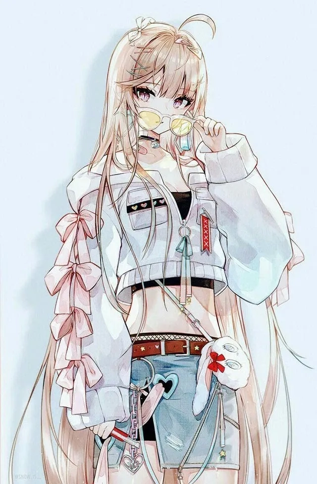 Hình ảnh anime ngầu lòi nữ thể hiện sự mạnh mẽ và độc lập