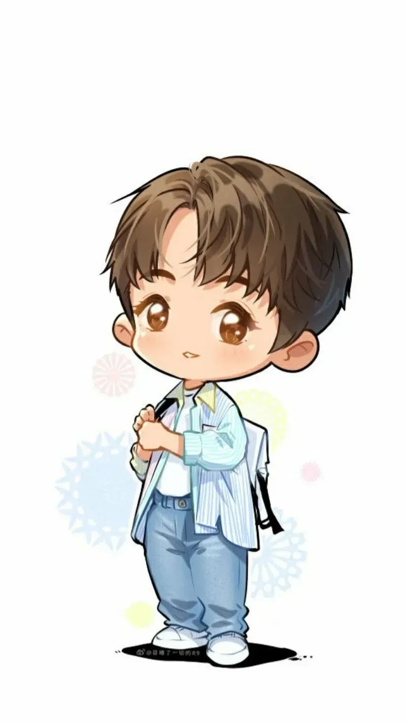 Xem ngay ảnh chibi nam dễ thương siêu đáng yêu