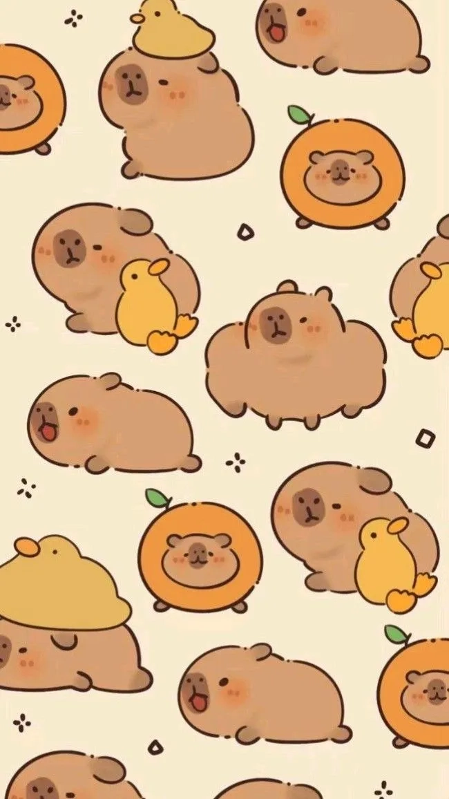 Khám phá thế giới của loài gặm nhấm đáng yêu với hình nền capybara