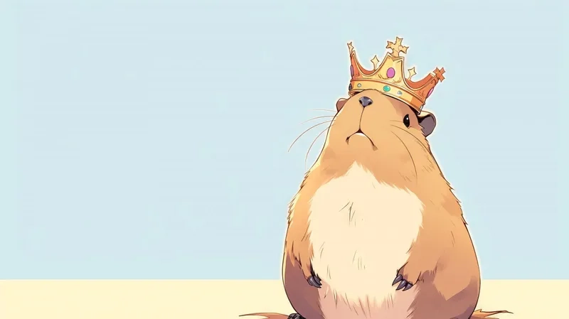 Đón nhận nguồn năng lượng tích cực với ảnh capybara vui nhộn