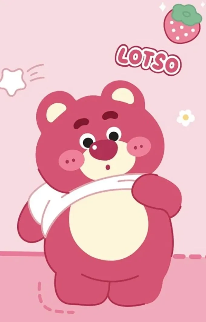 Chia sẻ niềm vui với hình cute gấu dâu đáng yêu