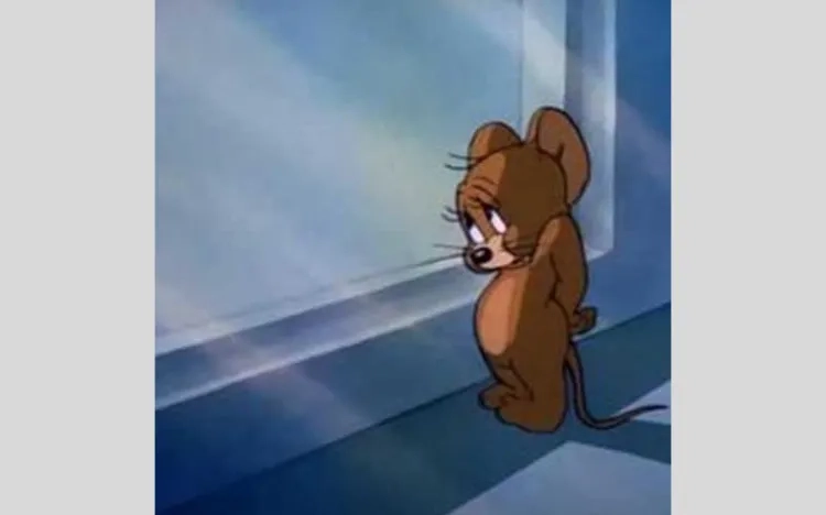 Ảnh Jerry meme với biểu cảm troll cực chất