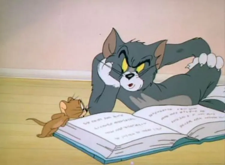 Meme Tom và Jerry thể hiện trạng thái đỉnh cao nhất