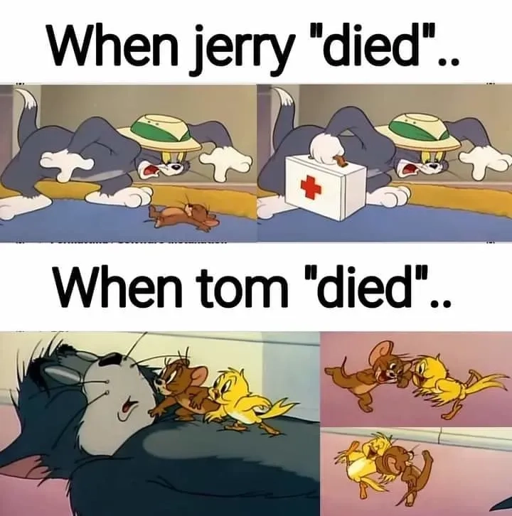 Jerry and Tom meme khoảnh khắc đối đầu đầy hài hước