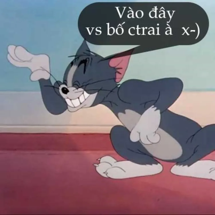 Ảnh meme Tom hot trend dành cho fan Tom and Jerry