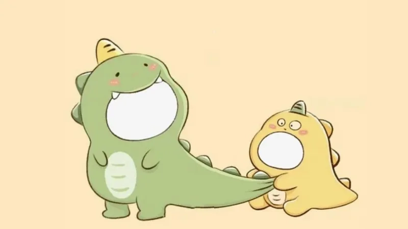 Cùng yêu ngay những khung long chibi siêu ngầu siêu dễ thương