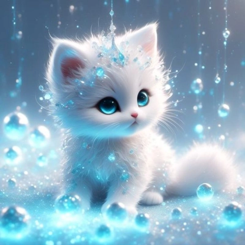 Tải về ngay bộ ảnh mèo chibi cute hot nhất hiện nay