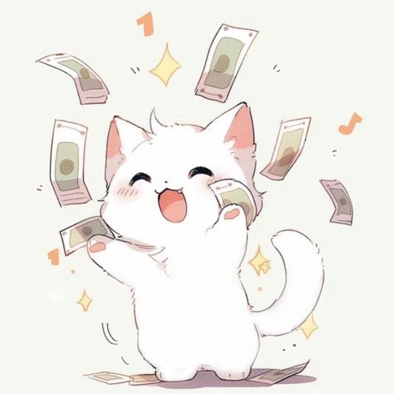 Thư giãn với hình ảnh mèo chibi cute siêu dễ mến