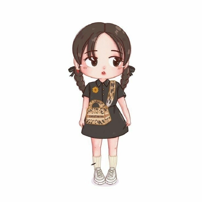 Lưu ngay ảnh lisa blackpink cute chibi cực đáng yêu