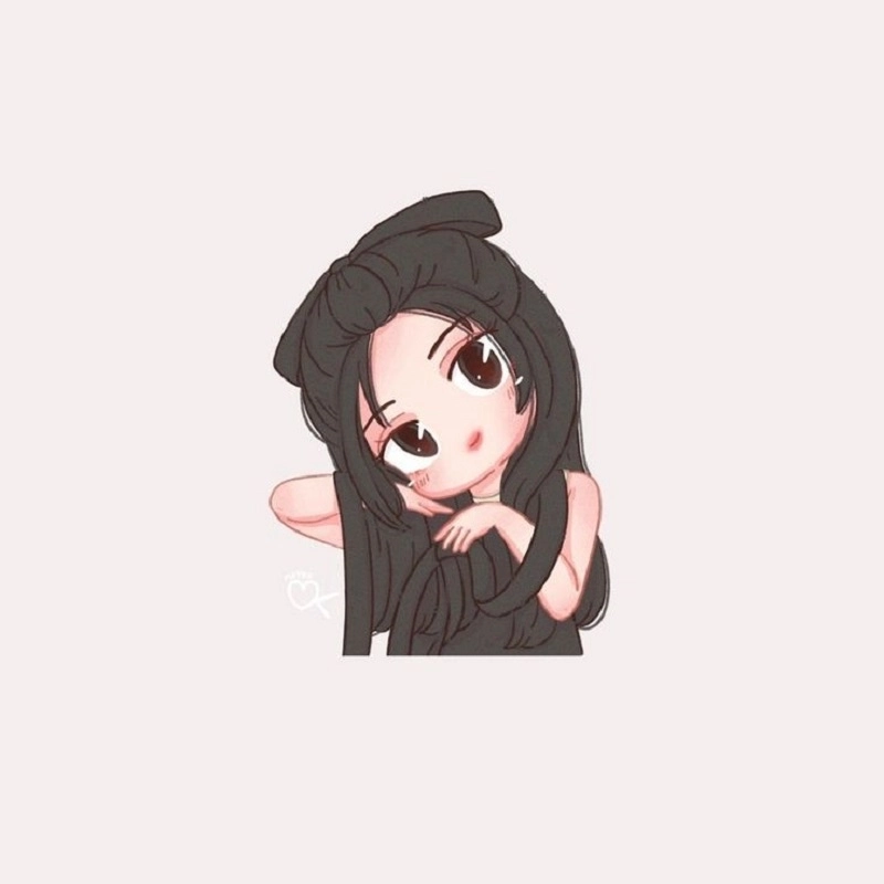 Hình ảnh blackpink chibi cute lisa với biểu cảm đáng yêu