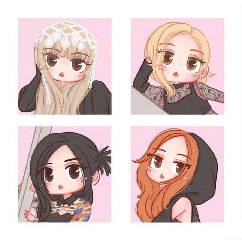 Tổng hợp hình ảnh blackpink cute chibi cho dân mê Kpop