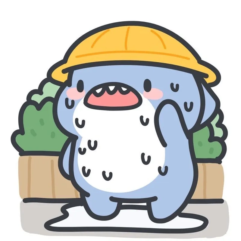 Bộ sưu tập hình con cá mập chibi siêu cưng