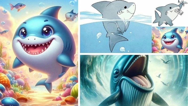 Ý nghĩa của cá mập chibi