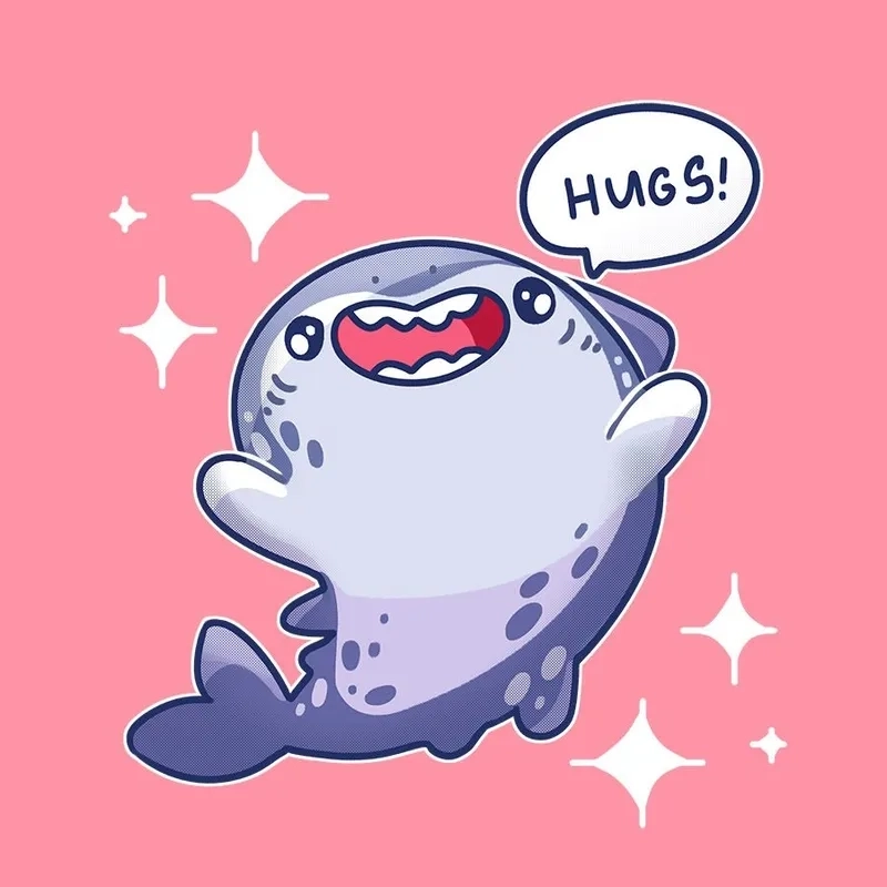 Khám phá ngay cá mập chibi cute hot trend mạng xã hội