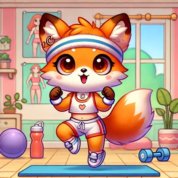 Ghim ngay hình con cáo phong cách hoạt hình cực đáng yêu