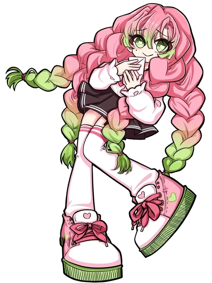 Loạt ảnh cute chibi Mitsuri được fan yêu thích nhất