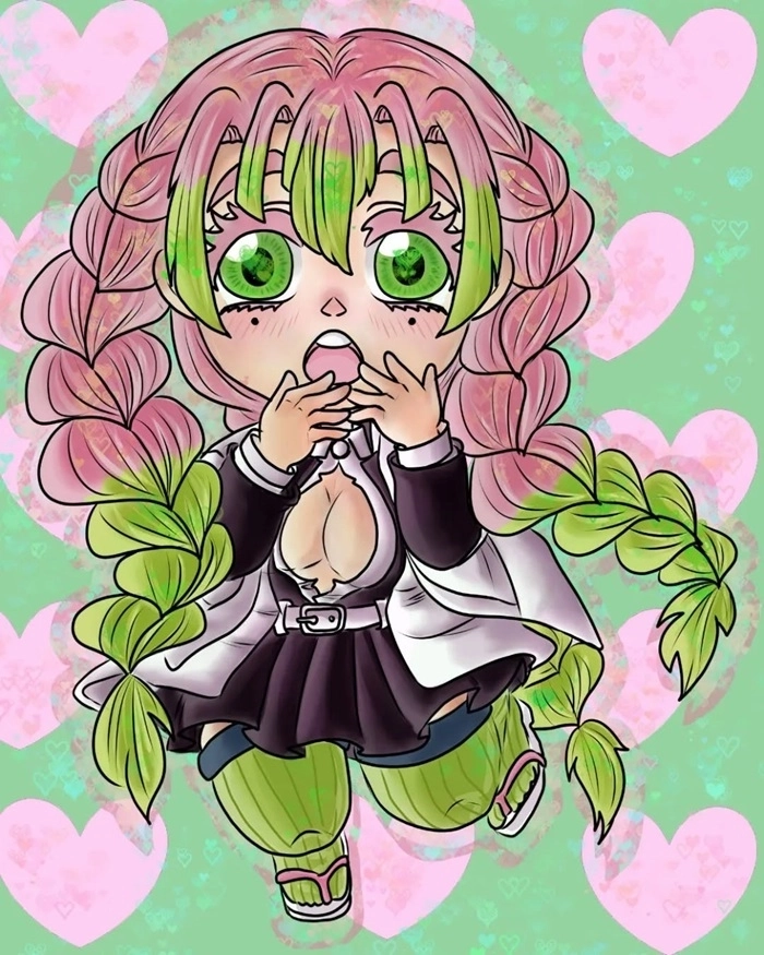 Tải ngay chibi Mitsuri icon cực xinh cho avatar cá nhân