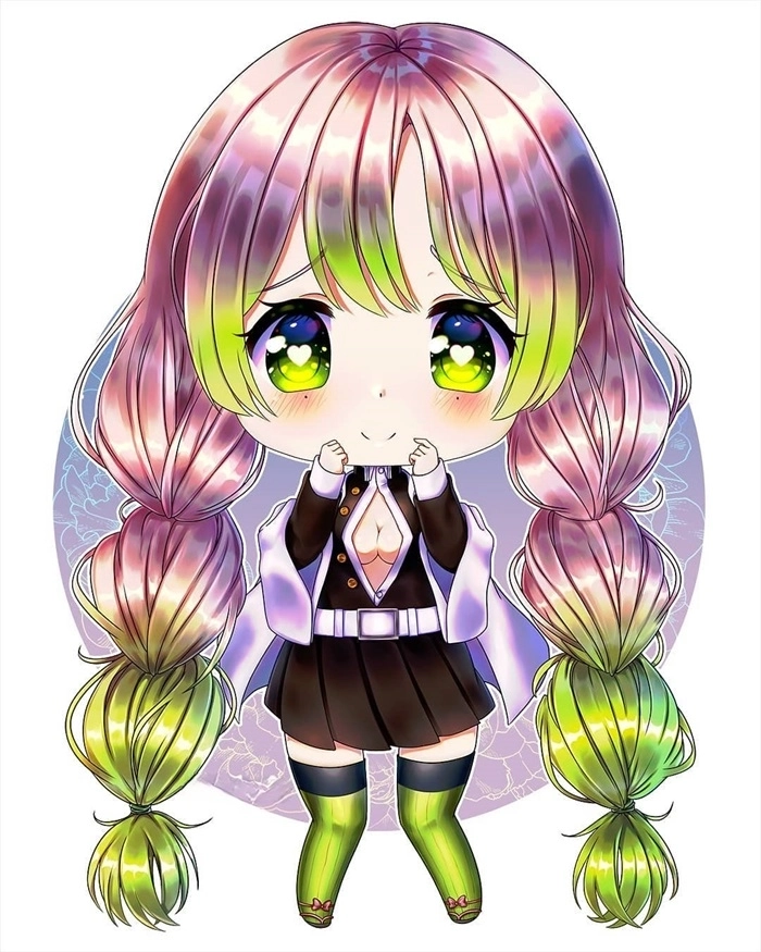 Fan đắm đuối với bộ anime chibi Mitsuri cực chất