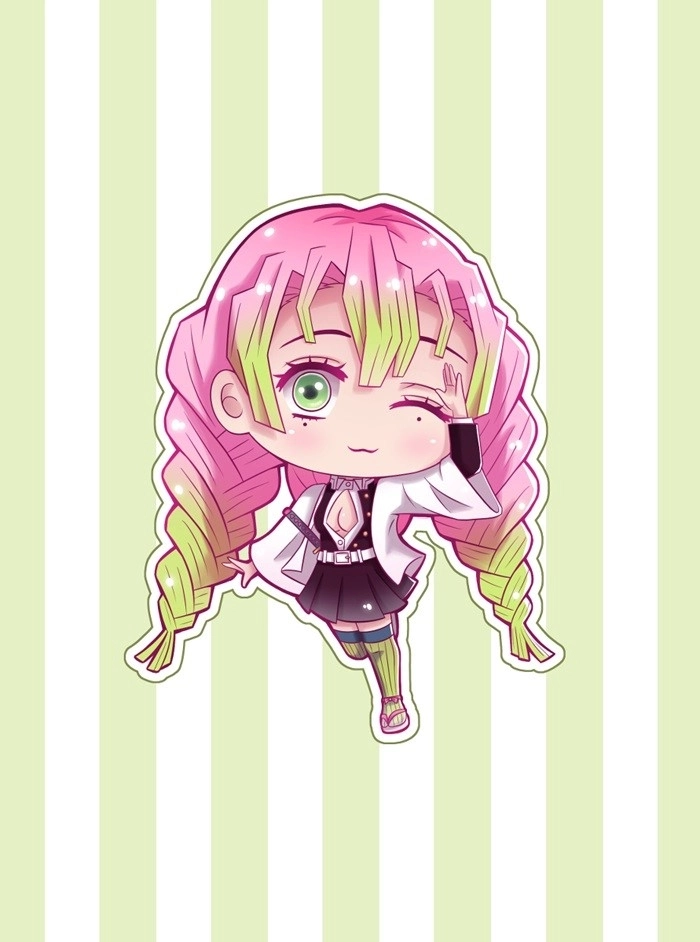 Khám phá chibi Mitsuri and Shinobu siêu cute dành cho fan