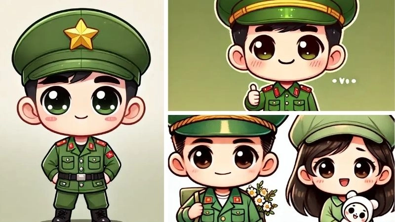 Ý nghĩa về chú bộ đội chibi sâu sắc