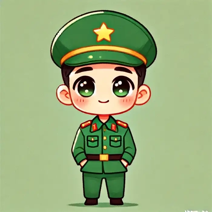 Xem ngay hình chibi bộ đội đáng yêu như truyện tranh