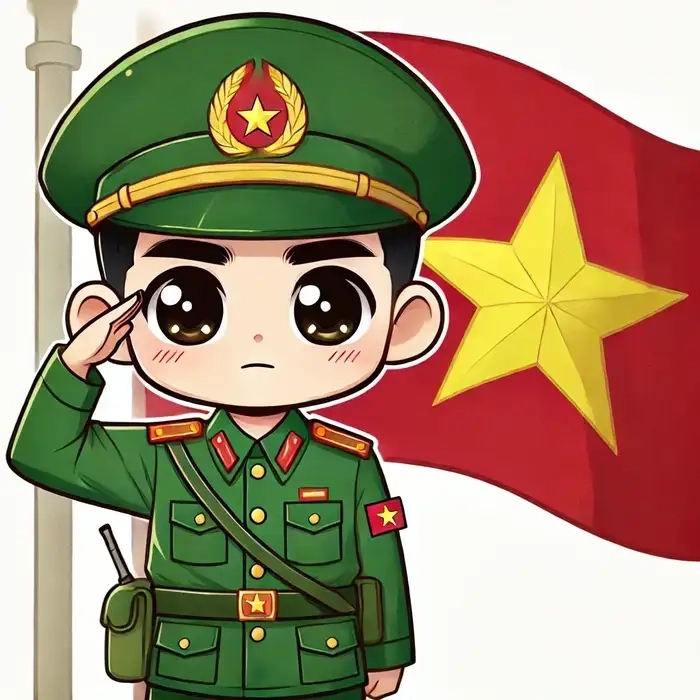 Tìm cảm hứng học vẽ từ chibi bộ đội tinh nghịch