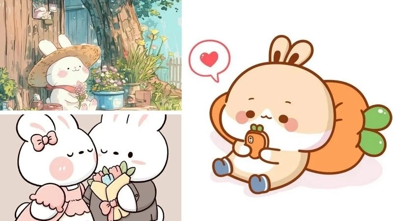 Ý nghĩa về con thỏ chibi đáng yêu
