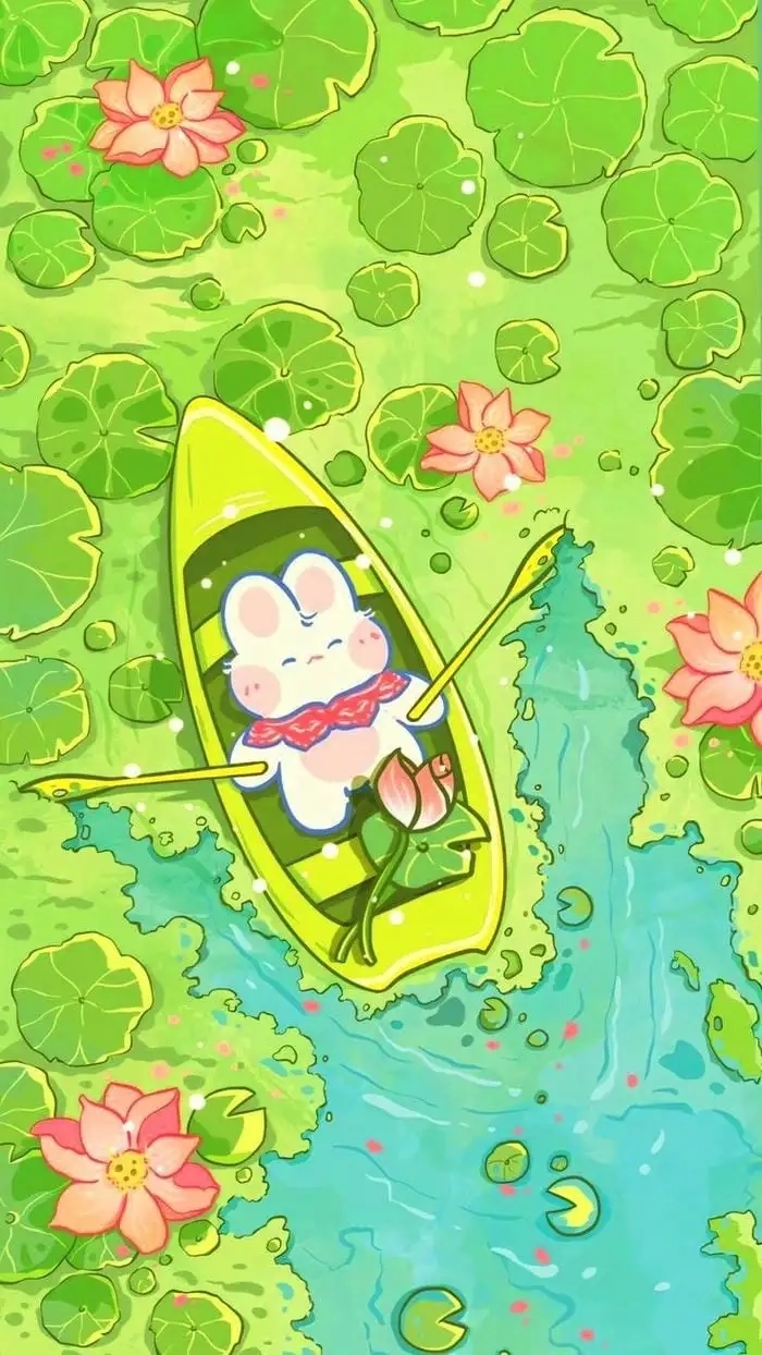 Tải ngay hình con thỏ cute chibi để làm mới điện thoại bạn