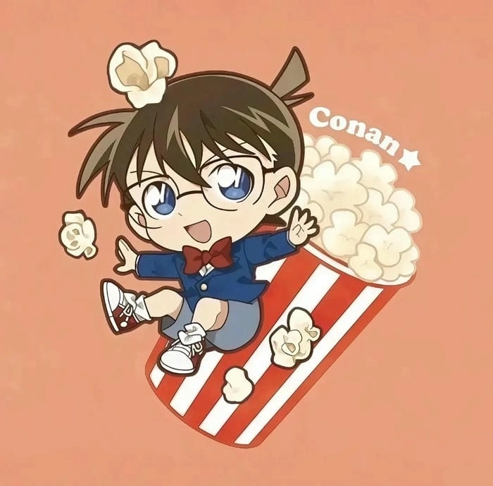 Gin conan chibi phiên bản phản diện cũng siêu dễ thương