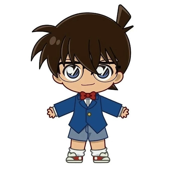 Hình conan chibi cực cool mang đậm phong cách anime