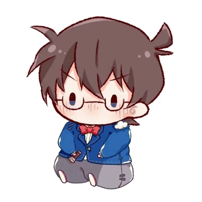 Tranh tô màu conan chibi giúp bé rèn luyện sự sáng tạo