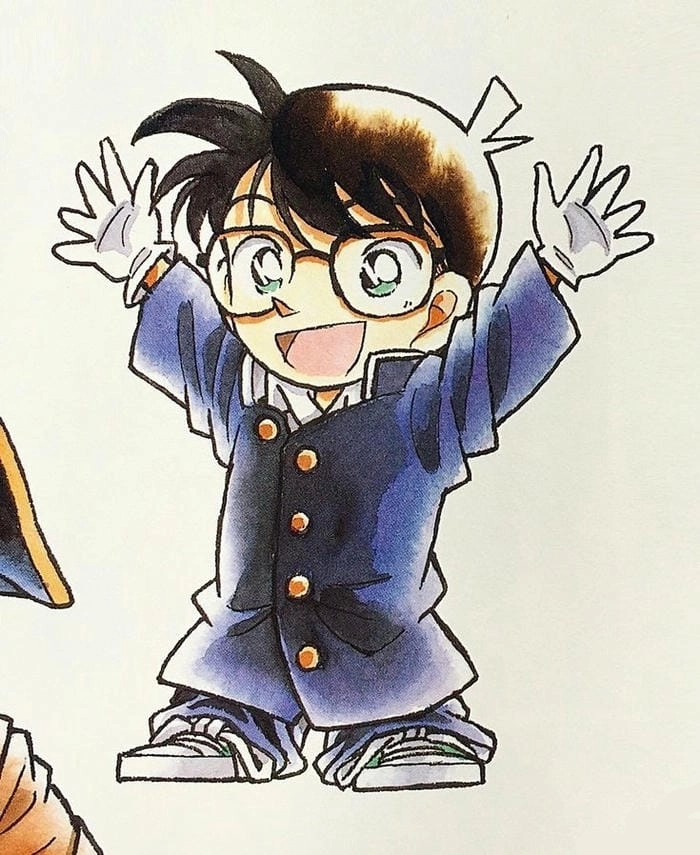 Conan chill phong cách thư giãn cực kỳ đáng yêu