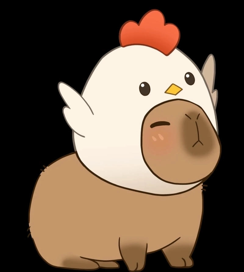 Thể hiện cá tính với avatar hình ảnh capybara cute chibi cực chất