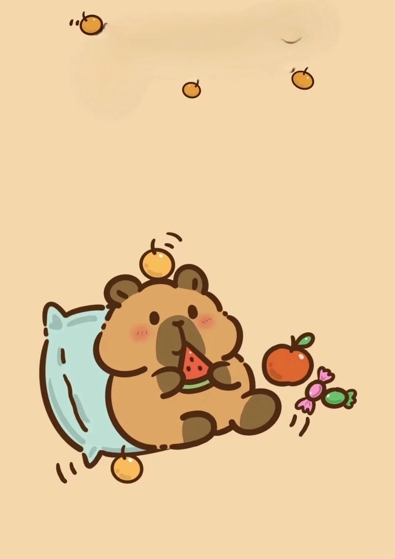 Cập nhật avatar với cute capybara chibi khiến ai cũng phải mỉm cười