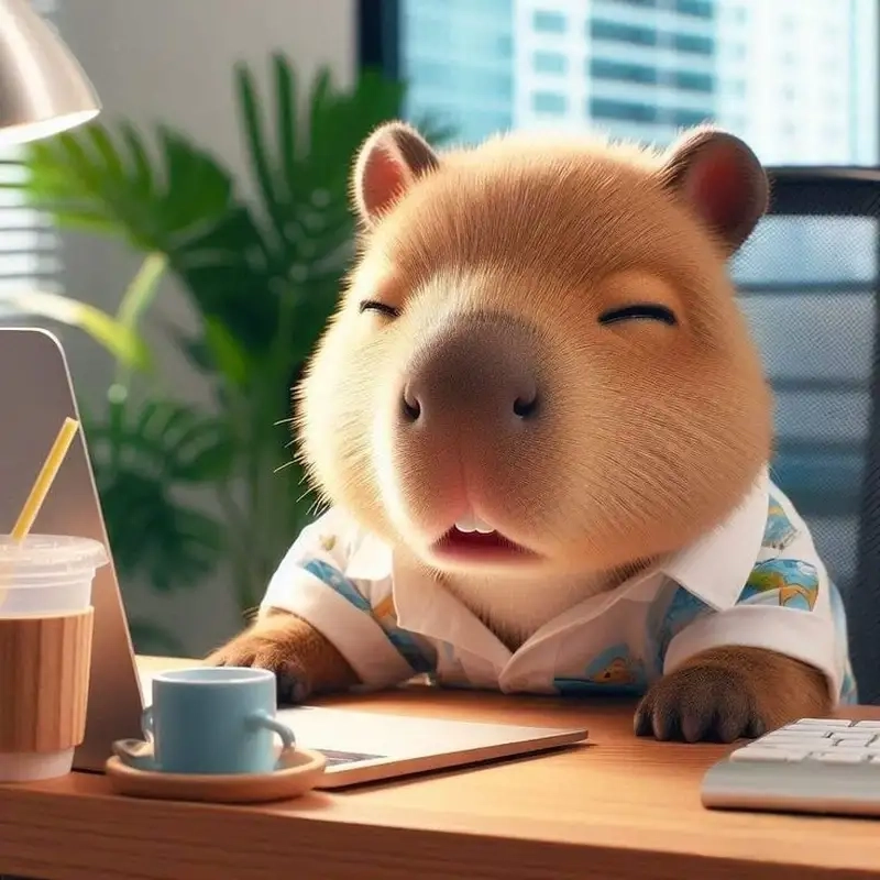 Chiêm ngưỡng bộ ảnh nền ảnh nền capybara chibi lung linh dễ thương