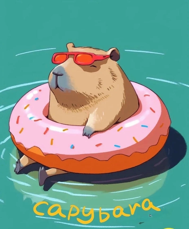 Nổi bật với avatar avatar hình capybara chibi trên mạng xã hội