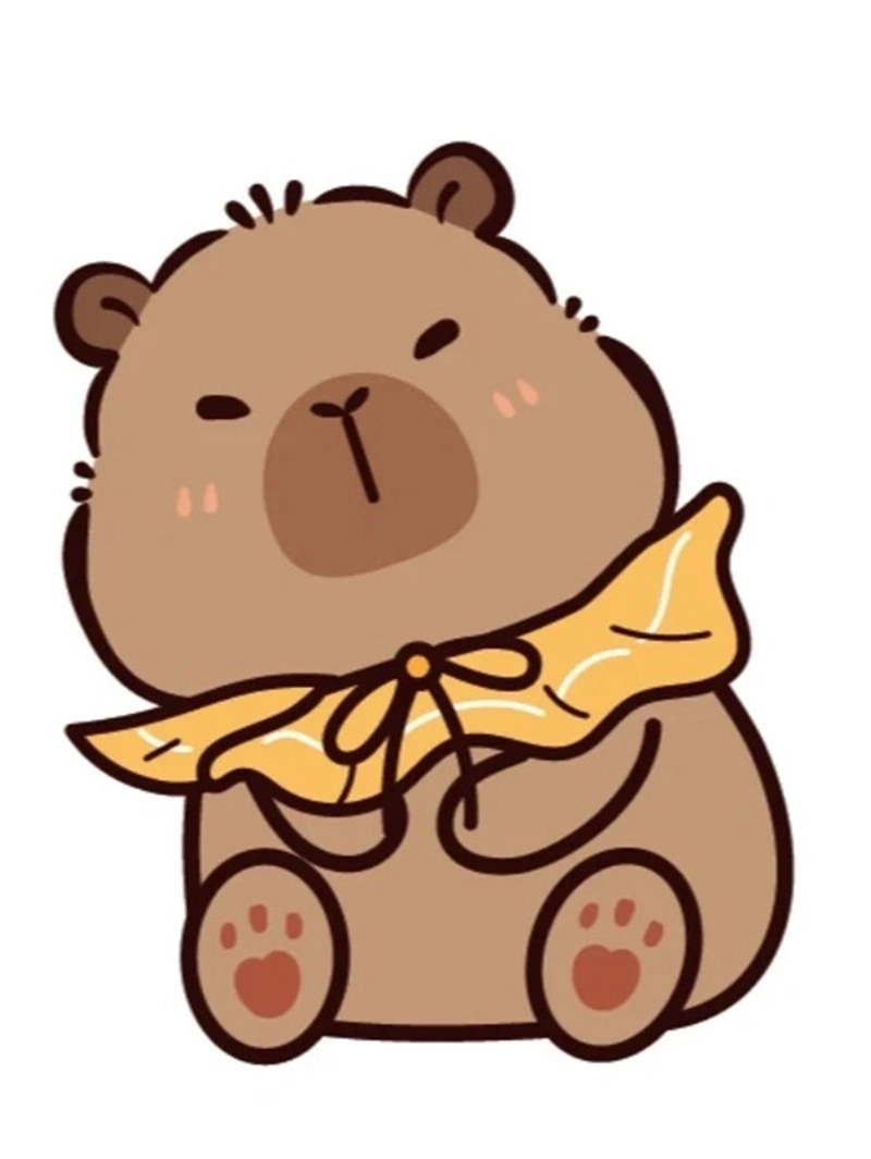 Tải ngay hình nền chibi cute hình nền capybara cute chibi cực chất