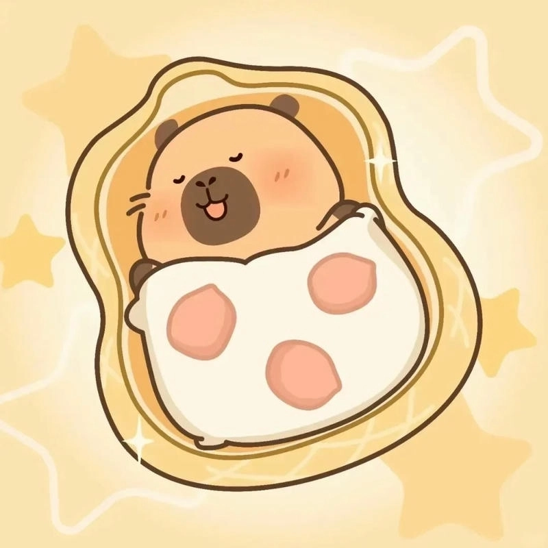 Thử ngay chibi cute avatar capybara chibi cute nổi bật mọi ánh nhìn